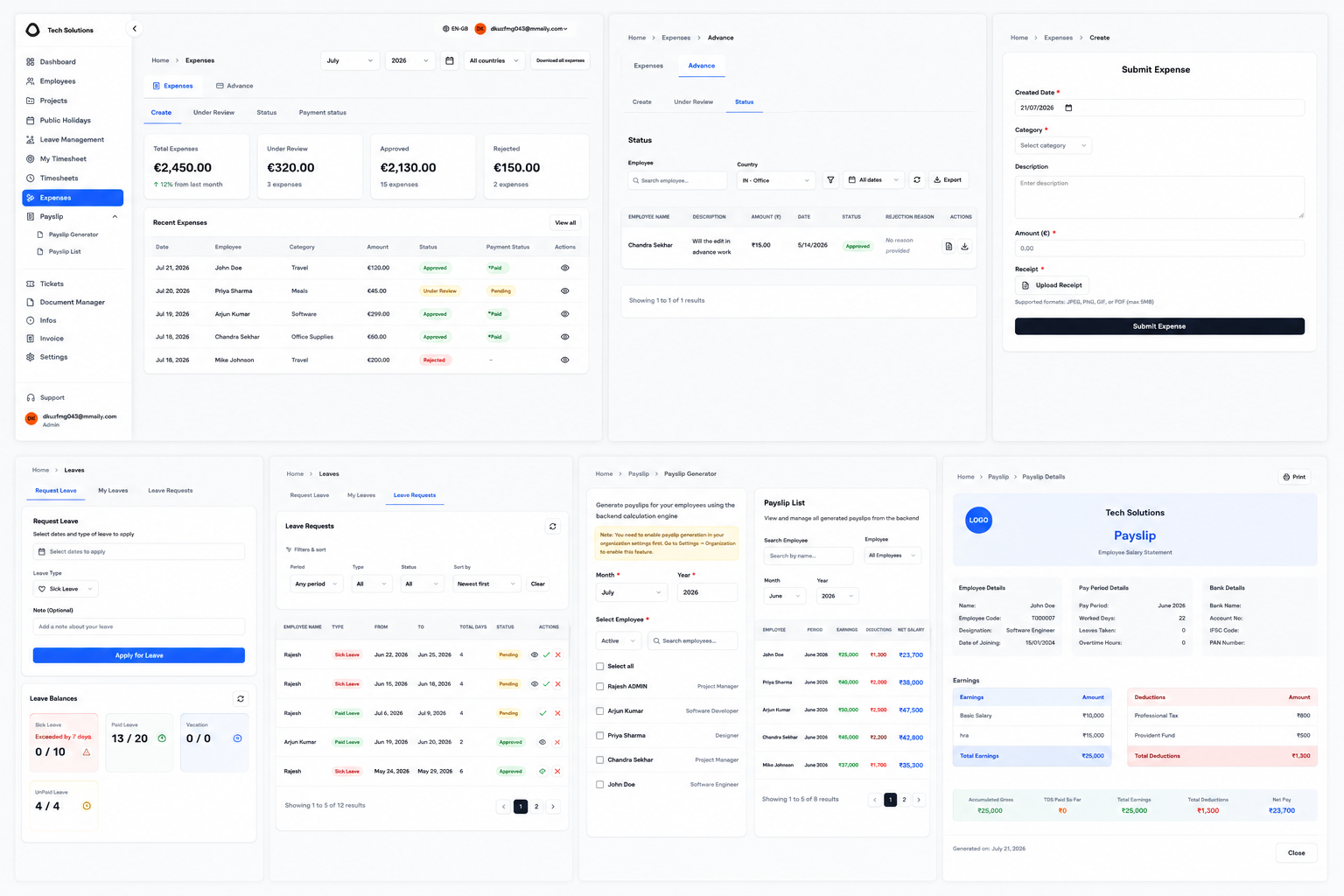 Dashboard & Analytics