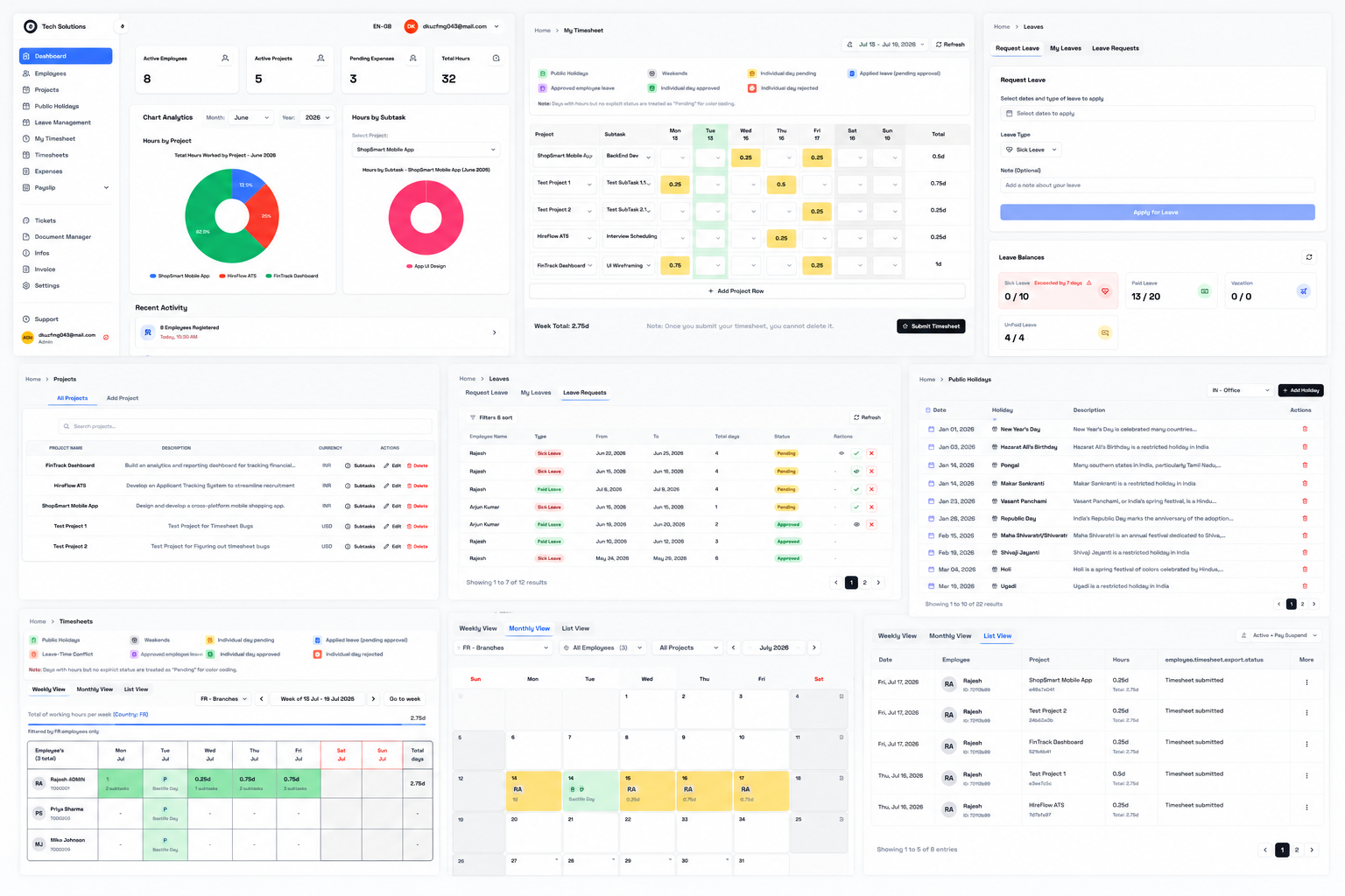 Timesheet Management
