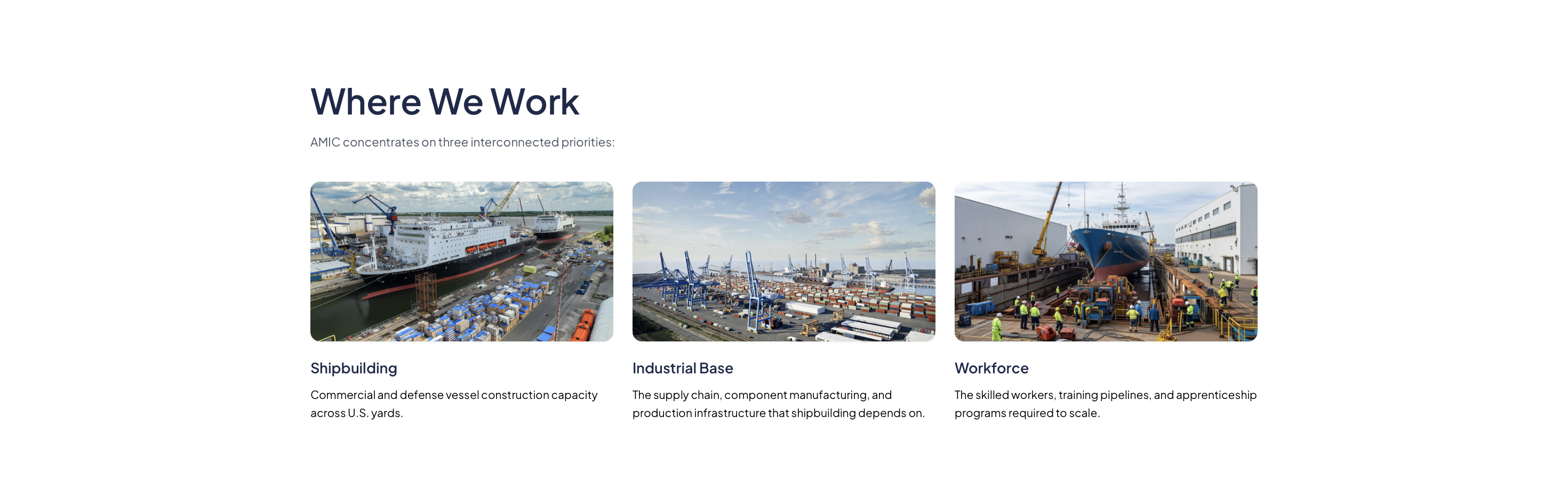 AMIC – American Maritime Industrial Coalition — view 6